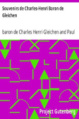 [Gutenberg 37762] • Souvenirs de Charles-Henri Baron de Gleichen